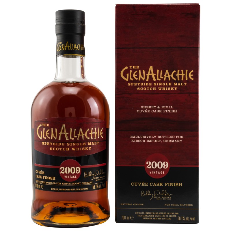 GlenAllachie Sherry and Rioja Cuvée Finish front